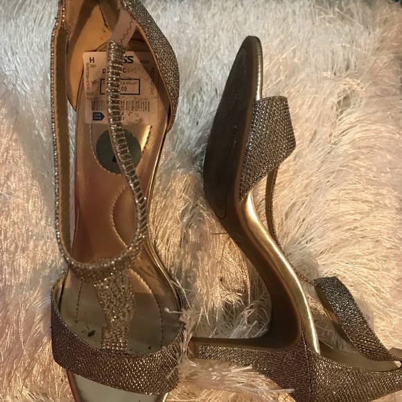 ross Shoes Gold Sequins Sandals Poshmark